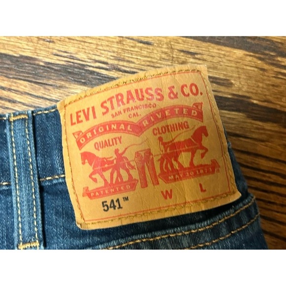 Levi's Other - Levi Strauss 541 Men's Jeans 46x32, Dark Blue Denim